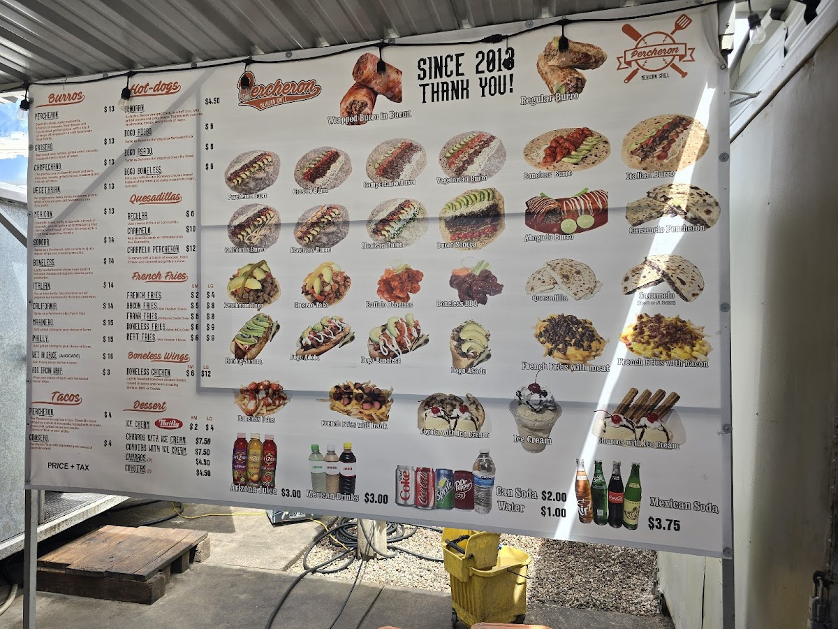 Percheron Mexican Grill Menu - Image 3